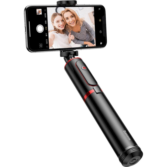 Монопод-трипод BASEUS Fully Folding Selfie Stick Black/Red (SUDYZP-D19)