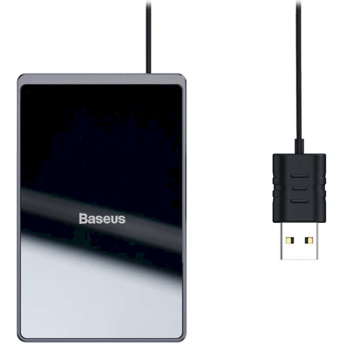 Бездротовий зарядний пристрій BASEUS Card Ultra-Thin Wireless Charger Black (WX01B-01)
