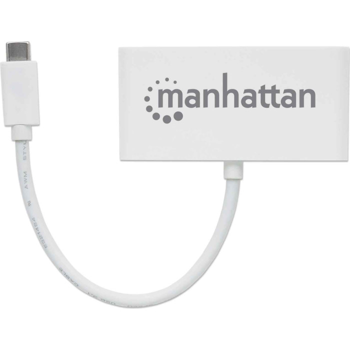 USB хаб MANHATTAN Type-C USB 3.0 + 3.1 PD (163552)