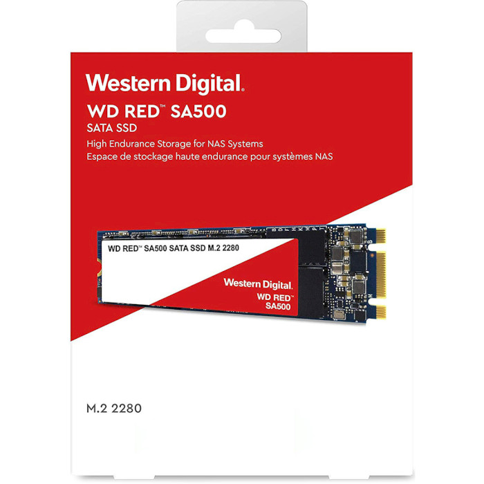 SSD диск WD Red SA500 1TB M.2 SATA (WDS100T1R0B)
