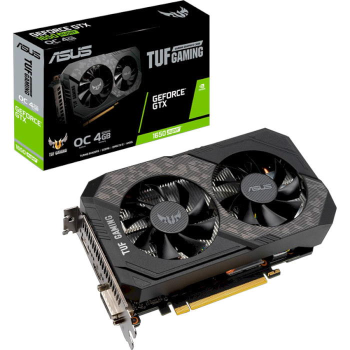 Видеокарта ASUS TUF Gaming GeForce GTX 1650 Super OC Edition (TUF-GTX1650S-O4G-GAMING)