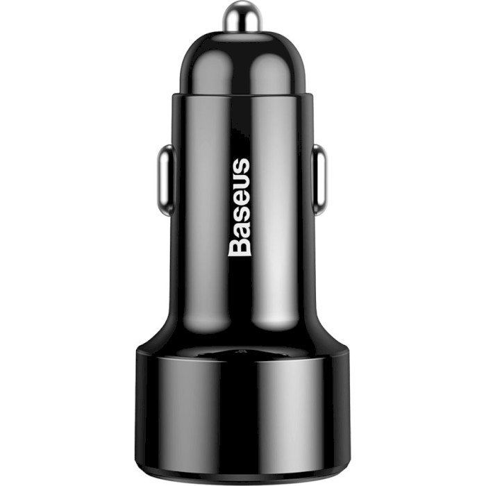 Автомобільний зарядний пристрій BASEUS Magic Series Dual QC Digital Display 45W U+U Black (CCMLC20A-01)