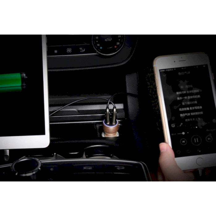 Автомобильное зарядное устройство BASEUS USB Car Charger Adorkable Gold (CCJR-0V)