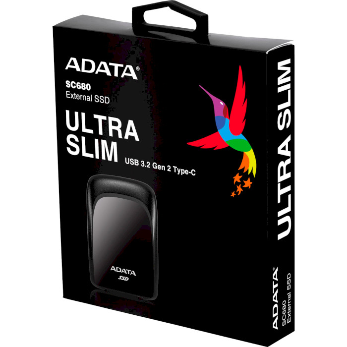 Портативный SSD диск ADATA SC680 480GB USB3.2 Gen1 Black (ASC680-480GU32G2-CBK)