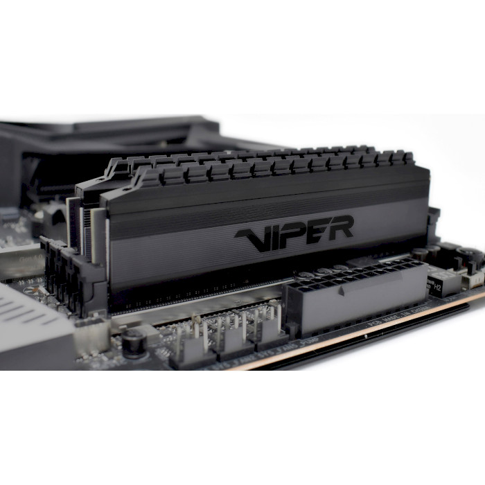 Модуль пам'яті PATRIOT Viper 4 Blackout DDR4 3200MHz 16GB Kit 2x8GB (PVB416G320C6K)