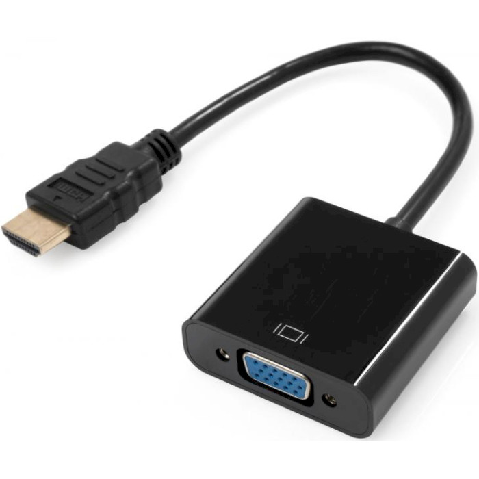 Адаптер VINGA HDMI - VGA Black (VCPAHDMIM2VGAFBK)