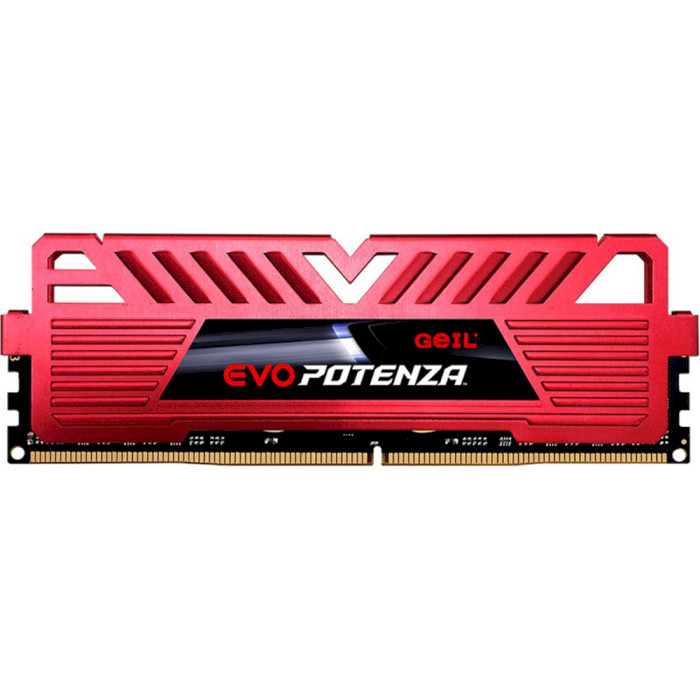 Модуль пам'яті GEIL EVO Potenza Red DDR4 2666MHz 8GB (GPR48GB2666C19SC)