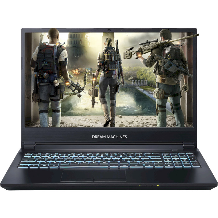 Ноутбук DREAM MACHINES G1660Ti-15 Black (G1660TI-15UA24)