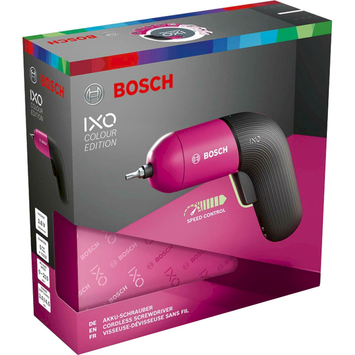 Аккумуляторная отвёртка BOSCH IXO VI Colour Edition (0.603.9C7.022)