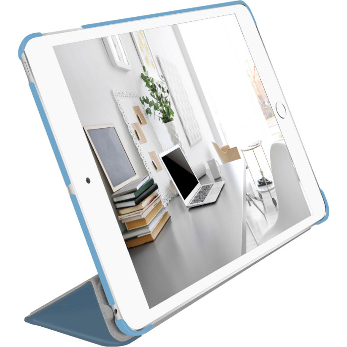 Обкладинка для планшета MACALLY Protective Case and Stand Blue для iPad 10.2" 2020 (BSTAND7-BL)