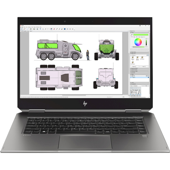 Ноутбук HP ZBook Studio x360 G5 Black (6TW62EA)