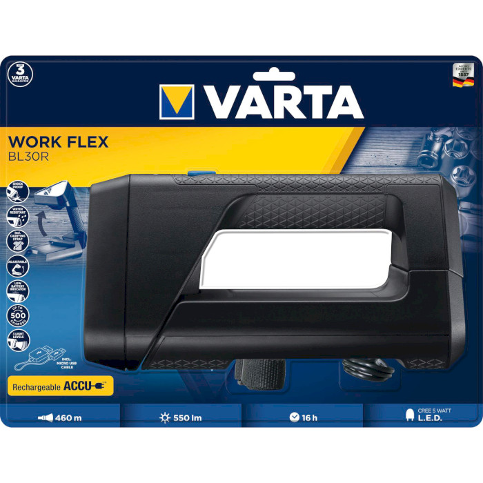 Фонарь инспекционный VARTA Work Flex BL30R (18684 101 401)