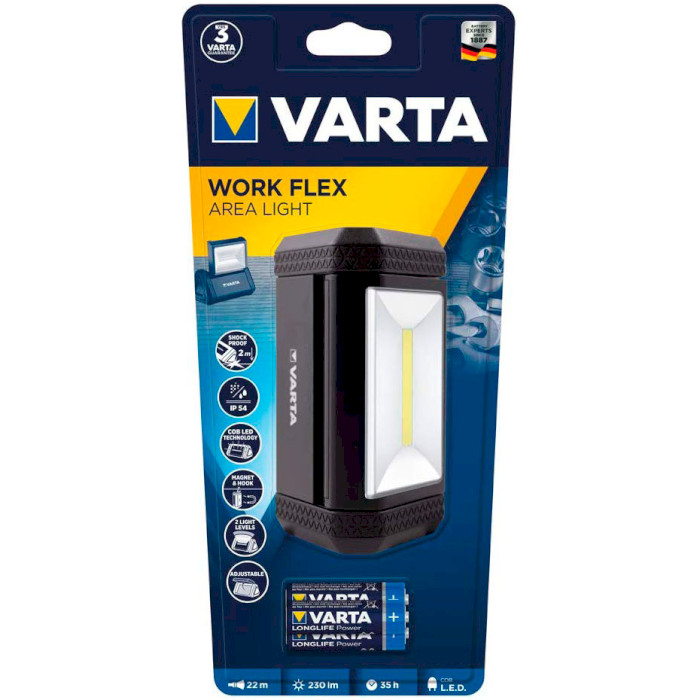 Фонарь-прожектор VARTA Work Flex Area Light (17648 101 421)