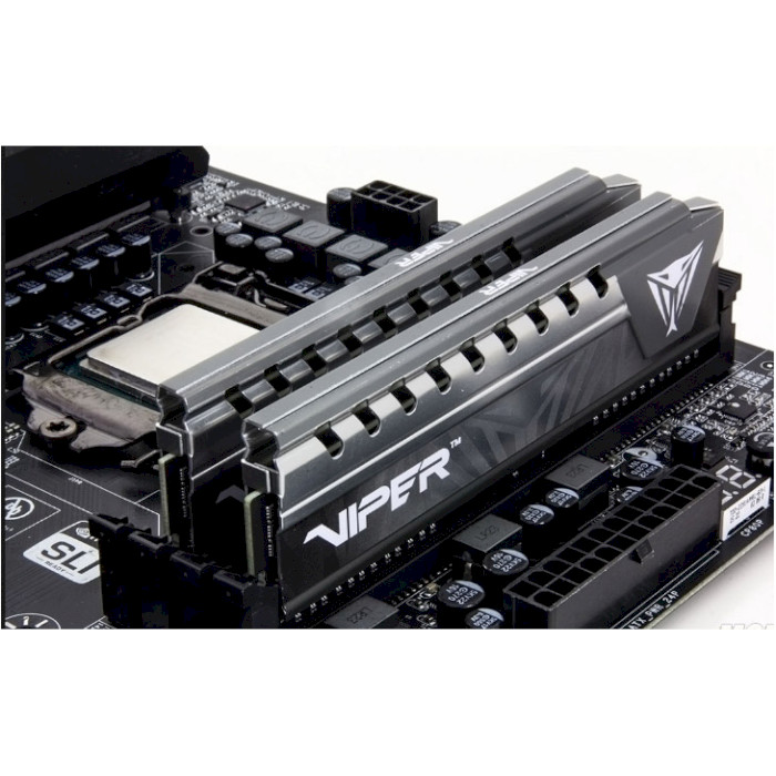 Модуль памяти PATRIOT Viper Elite Gray DDR4 2666MHz 32GB Kit 2x16GB (PVE432G266C6KGY)
