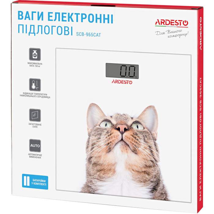 Напольные весы ARDESTO SCB-965 Cat