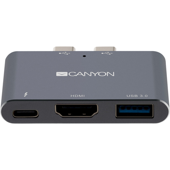 Порт-реплікатор CANYON DS-1 Thunderbolt 3 Docking Station 3-in-1 (CNS-TDS01DG)