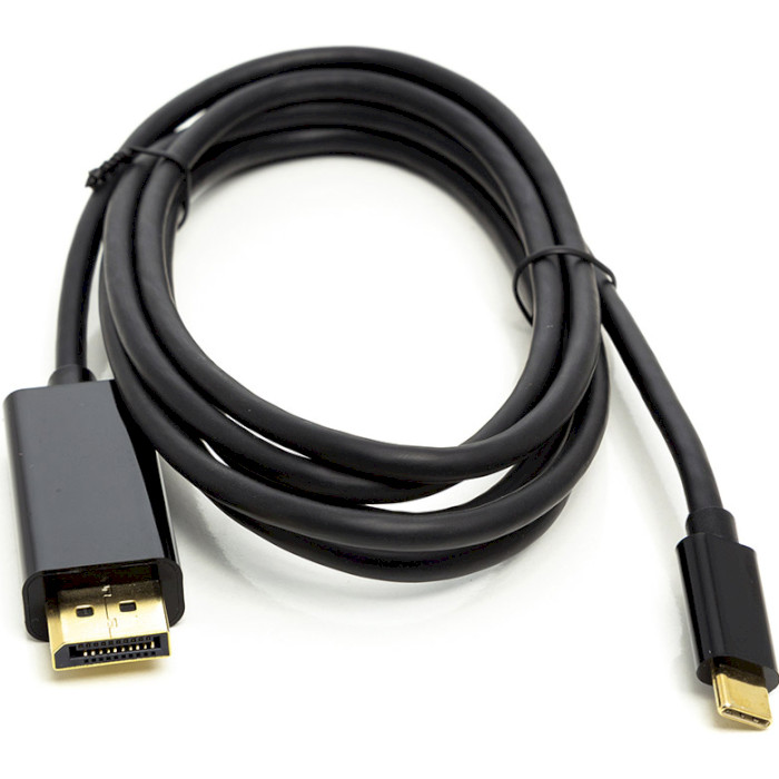 Кабель POWERPLANT Thunderbolt 3 USB-C - DisplayPort 1.8м Black (CA911844)