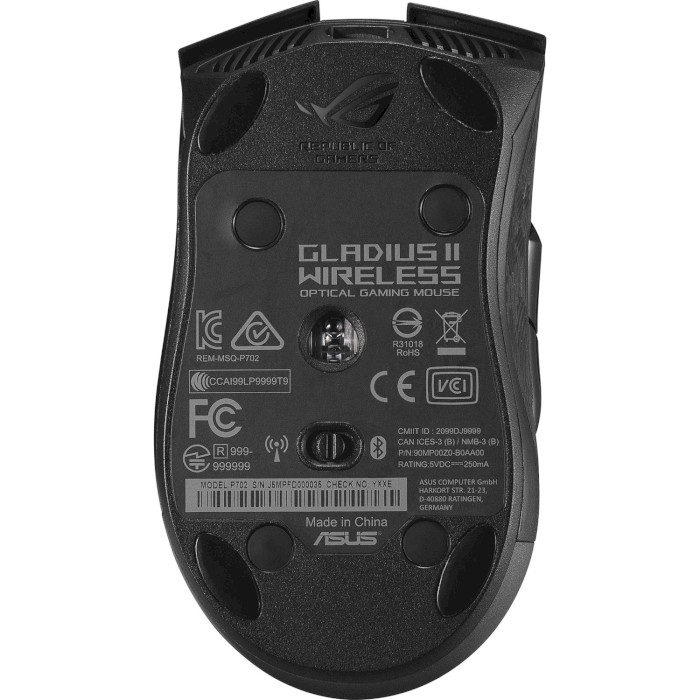Миша ігрова ASUS ROG Gladius II Wireless