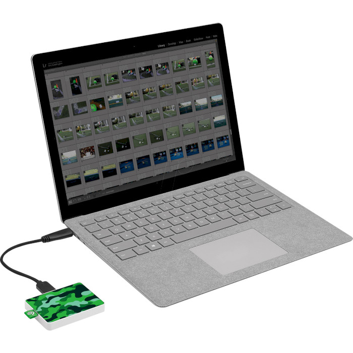Портативний SSD диск SEAGATE One Touch 500GB USB3.0 Camo Green (STJE500407)