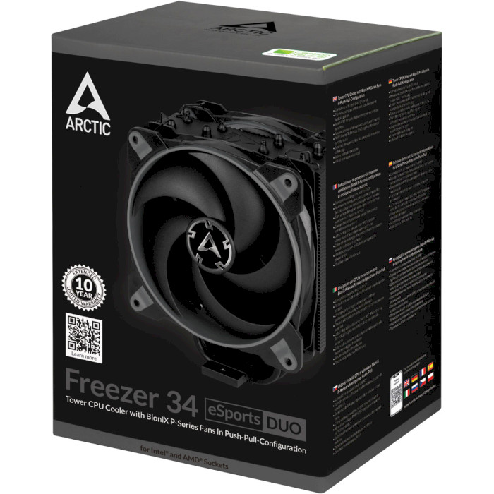 Кулер для процессора ARCTIC Freezer 34 eSports Duo Gray (ACFRE00075A)