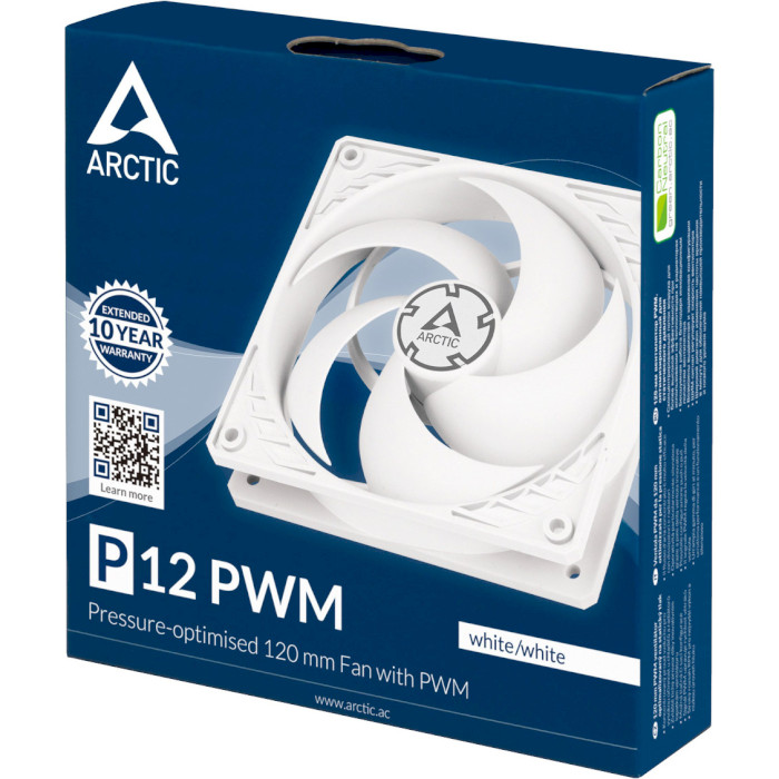 Вентилятор ARCTIC P12 PWM White (ACFAN00171A)