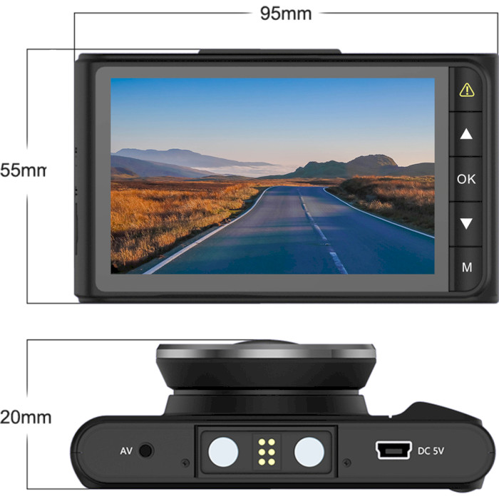 Автомобильный видеорегистратор ASPIRING AT260 Wi-Fi (AT774885)
