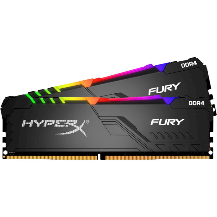 Модуль памяти HYPERX Fury RGB DDR4 2400MHz 16GB Kit 2x8GB (HX424C15FB3AK2/16)
