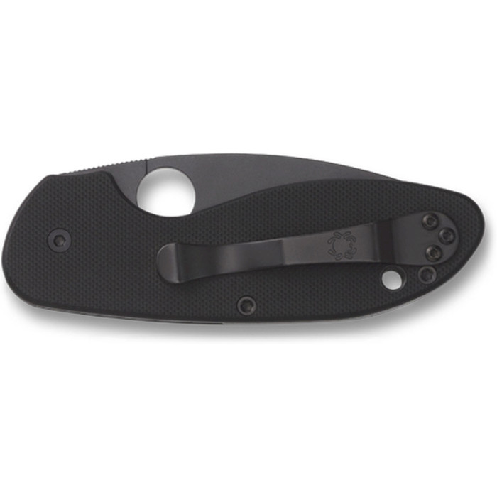 Складной нож SPYDERCO Efficent Serrated Black Blade (C216GPSBBK)