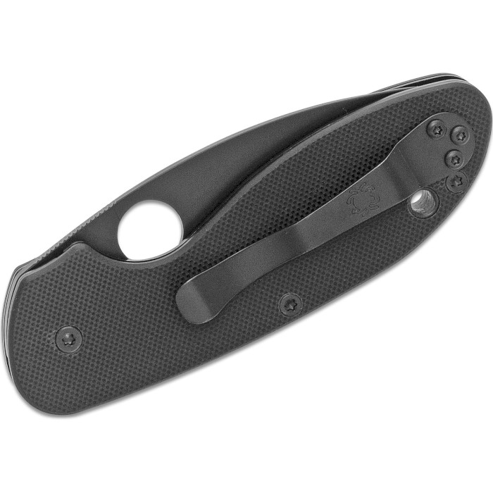 Складной нож SPYDERCO Efficent Black Blade (C216GPBBK)