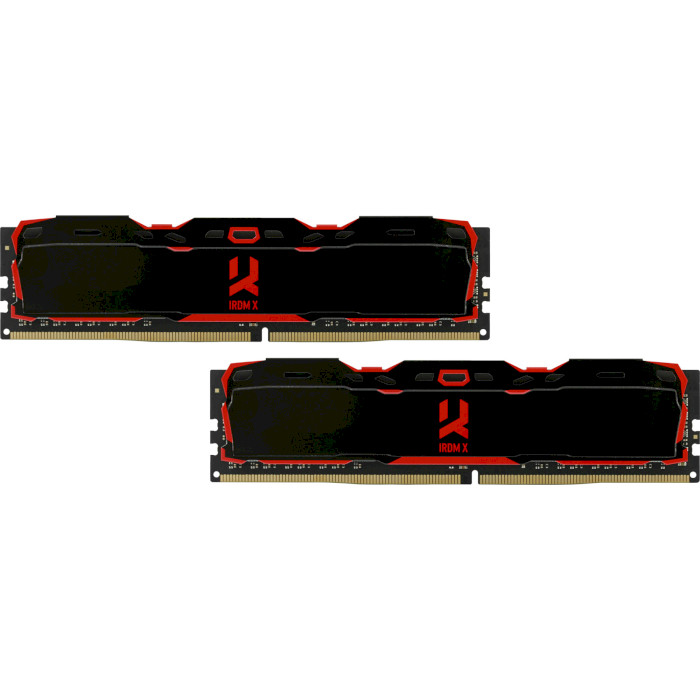 Модуль пам'яті GOODRAM IRDM X Black DDR4 2666MHz 16GB Kit 2x8GB (IR-X2666D464L16S/16GDC)