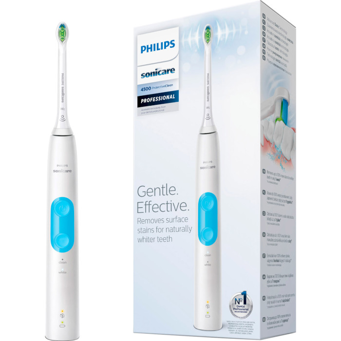 Електрична зубна щітка PHILIPS Sonicare ProtectiveClean 4500 White (HX6888/90)
