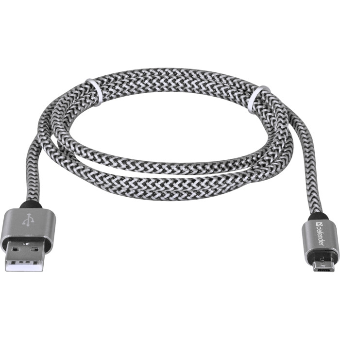 Кабель DEFENDER USB08-03T PRO USB2.0 AM/Micro-BM White 1м (87803)