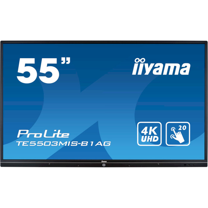 Интерактивный дисплей 55" IIYAMA ProLite TE5503MIS-B1AG 4K UHD