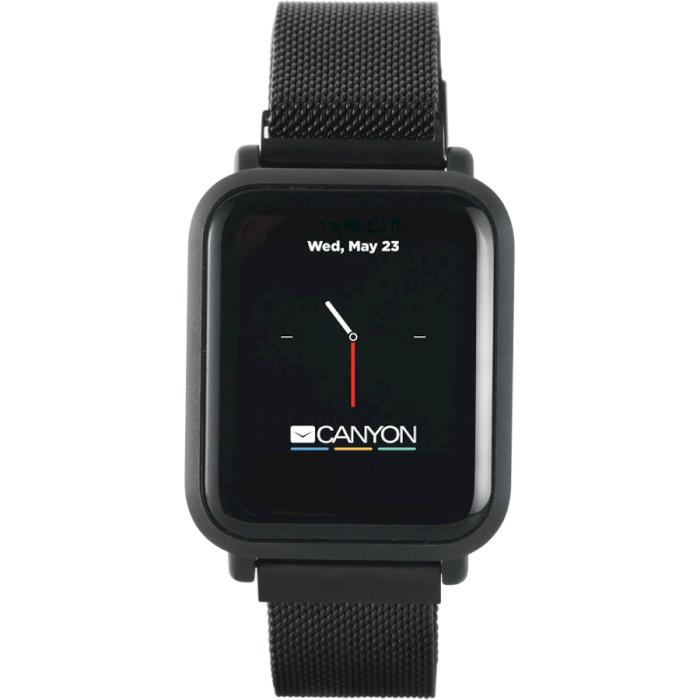 Смарт-часы CANYON SW-73 Sanchal Black (CNS-SW73BB)