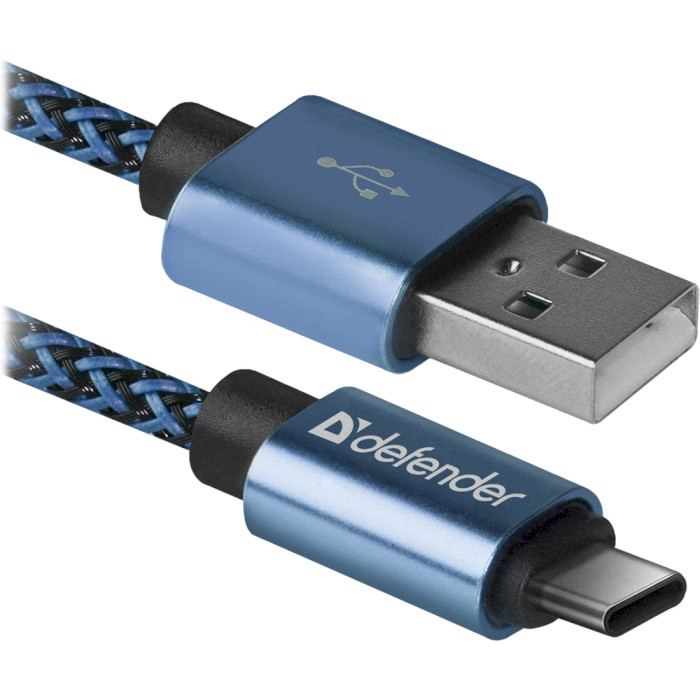 Кабель DEFENDER USB 2.0 AM to Type-C USB09-03T Pro Blue 1м (87817)