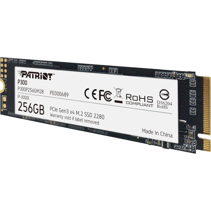 SSD диск PATRIOT P300 256GB M.2 NVMe (P300P256GM28)