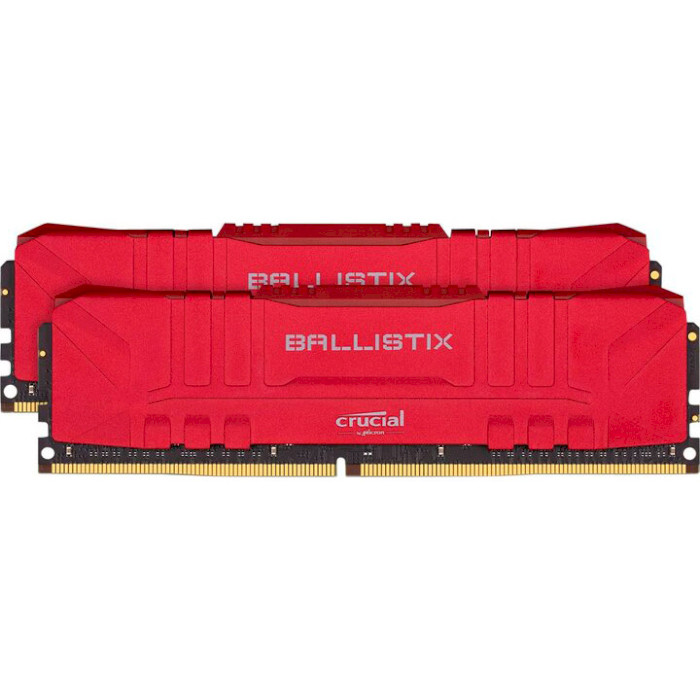 Модуль пам'яті CRUCIAL Ballistix Red DDR4 3200MHz 16GB Kit 2x8GB (BL2K8G32C16U4R)