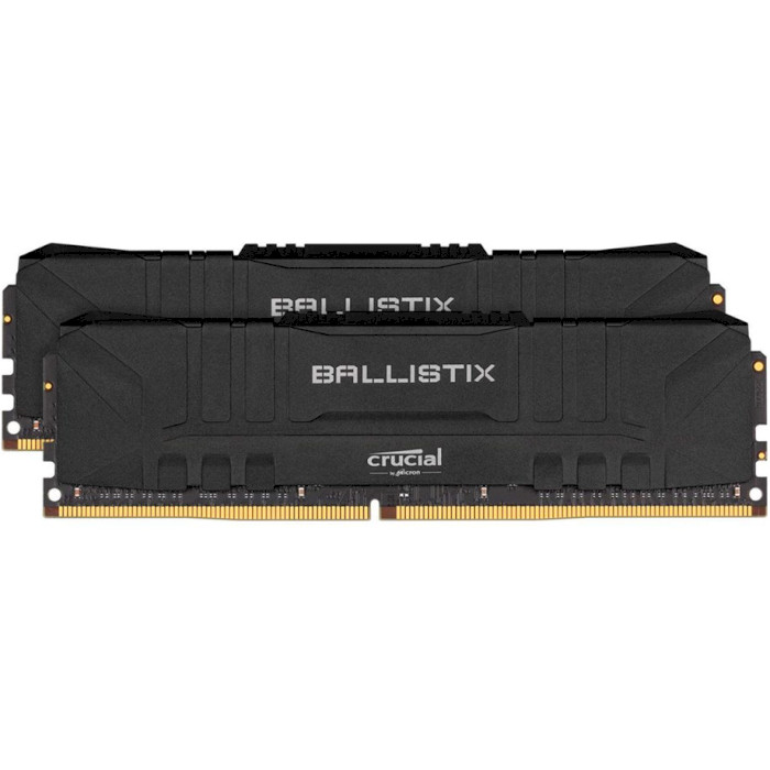 Модуль пам'яті CRUCIAL Ballistix Black DDR4 2666MHz 32GB Kit 2x16GB (BL2K16G26C16U4B)