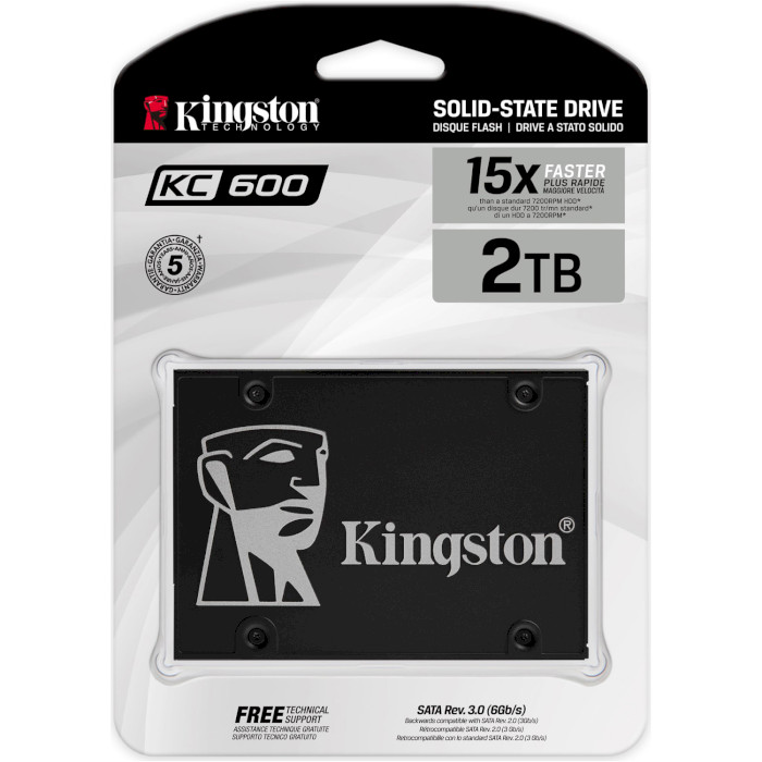 SSD диск KINGSTON KC600 2TB 2.5" SATA (SKC600/2048G)