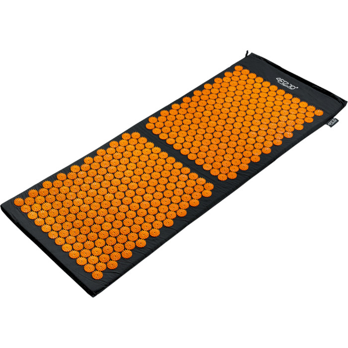 Акупунктурный коврик (аппликатор Кузнецова) 4FIZJO 128x48cm Black/Orange (4FJ0047)