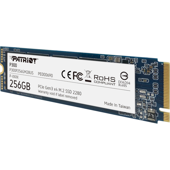 SSD диск PATRIOT P300 256GB M.2 NVMe (P300P256GM28US)