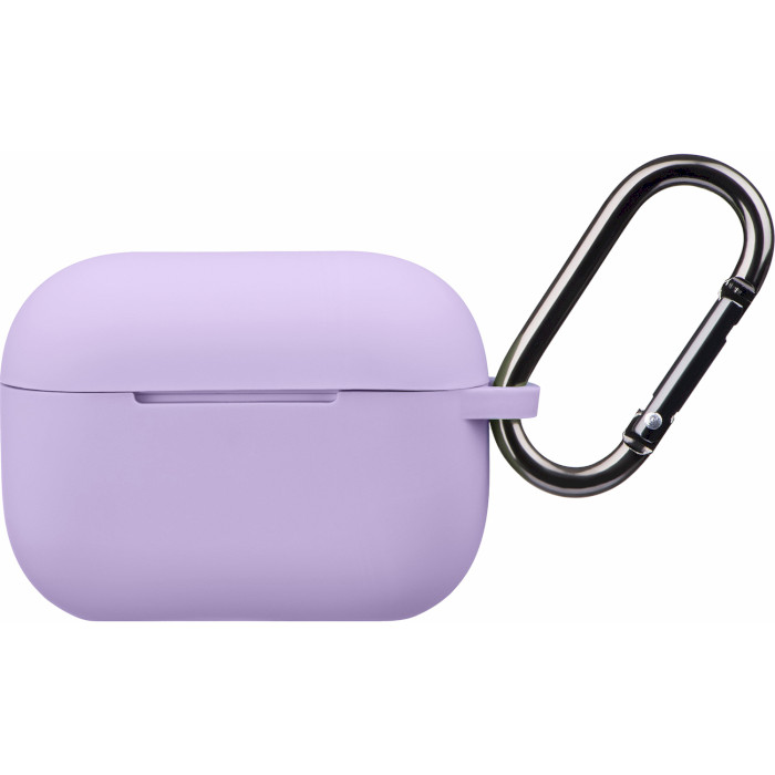 Чохол 2E Pure Color Silicone Case для Apple AirPods Pro Light Purple (2E-PODSPR-IBPCS-2.5-LPR)