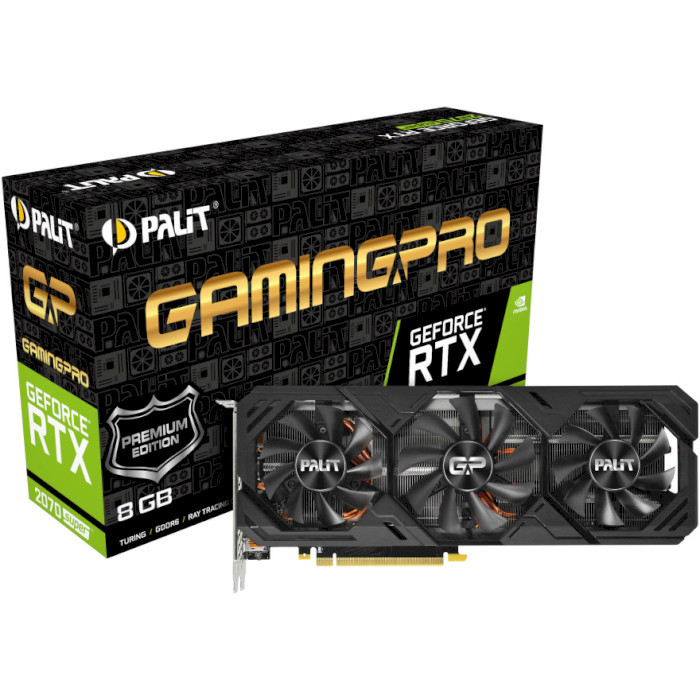 Відеокарта PALIT GeForce RTX 2070 Super GamingPro Premium (NE6207SS19P2-180T)