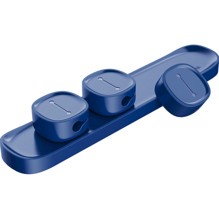 Органайзер для кабелів BASEUS Peas Cable Clip Blue (ACWDJ-03)