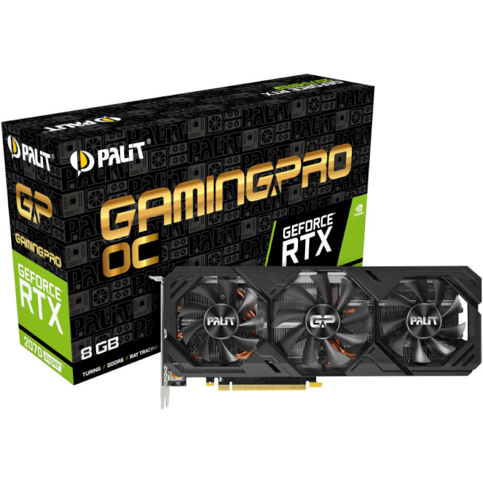 Відеокарта PALIT GeForce RTX 2070 Super GamingPro OC (NE6207ST19P2-180T)