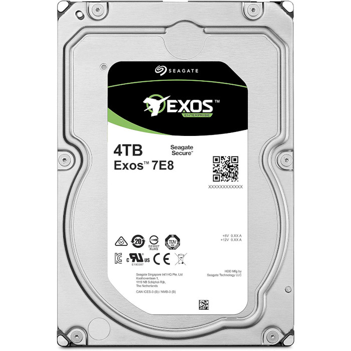 Жорсткий диск 3.5" SEAGATE Exos 7E8 4TB SATA/256MB (ST4000NM000A)