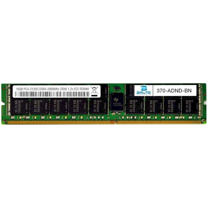 Модуль пам'яті DDR4 2666MHz 16GB DELL ECC RDIMM (370-ADND)