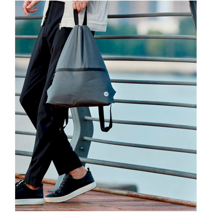 Рюкзак складаний Xiaomi RunMi Lightweight Urban Drawstring Backpack Dark Gray
