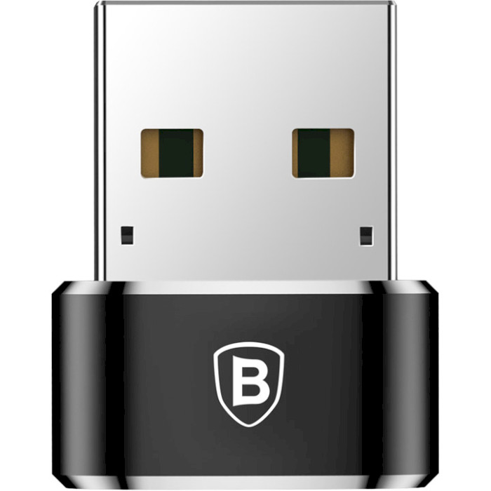 Адаптер BASEUS USB Male to Type-C Female Adapter Black (CAAOTG-01)