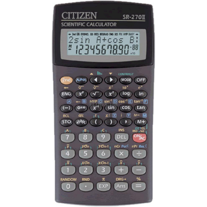 Калькулятор CITIZEN SR-270II